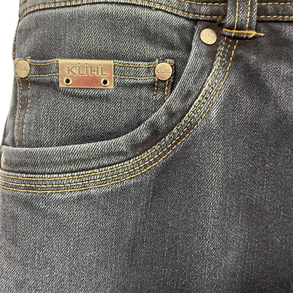 Kuhl Disruptr Men's Jeans Workwear Straight Leg Stretch Sz 31x30 Dark Blue Denim